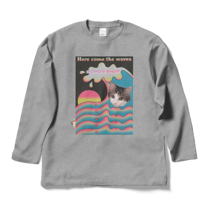 ロングスリーブTシャツ - L - 杢グレー