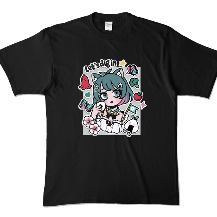 カラーTシャツ - XL - ブラック (濃色)