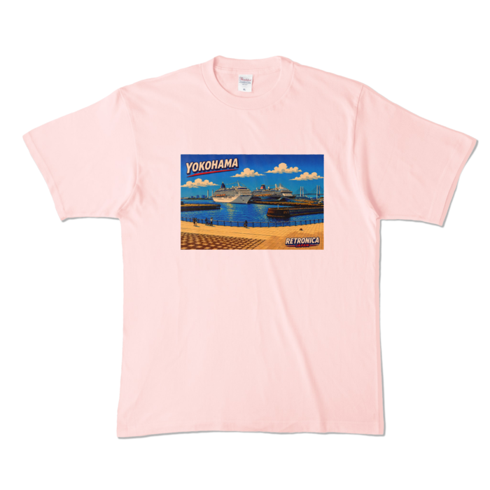カラーTシャツ - XL - ライトピンク (淡色)