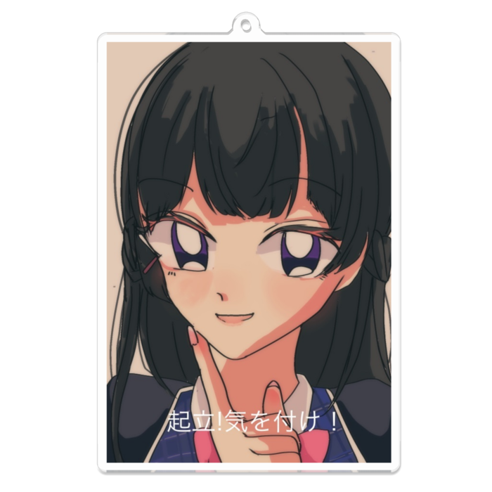 アクリルキーホルダー - 100 x 100 (mm)