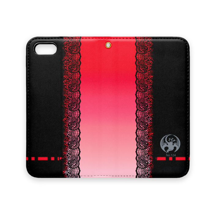 手帳型iPhoneケース（ベルトなし） - iPhone 5 / 5s / SE - ストラップ穴 あり(1)