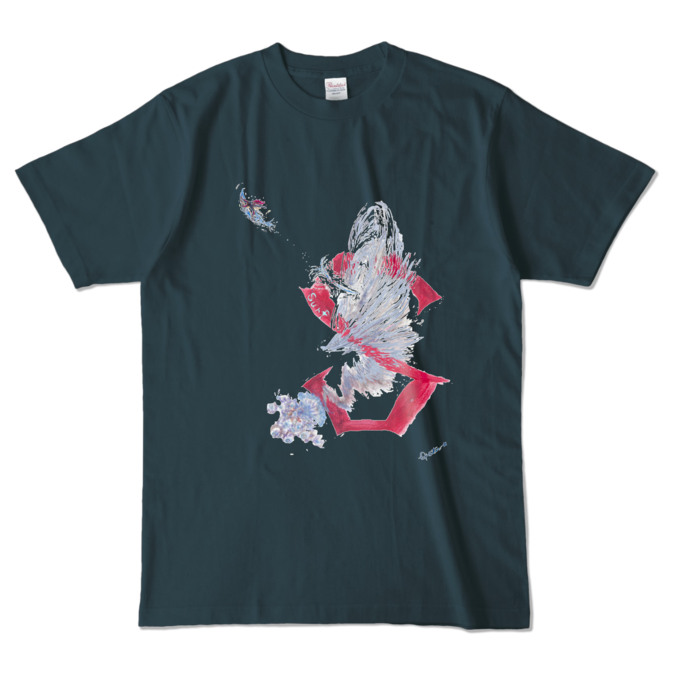 カラーTシャツ - L - デニム (濃色)