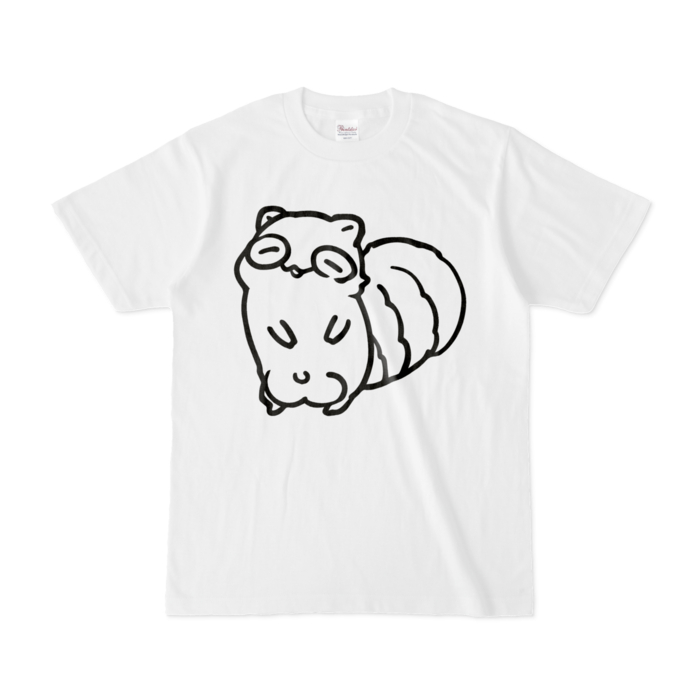 Tシャツ - S - 白(タヌキ大)