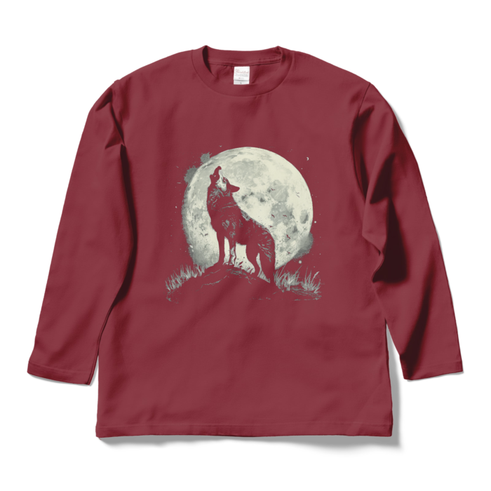 ロングスリーブTシャツ - L - バーガンディ