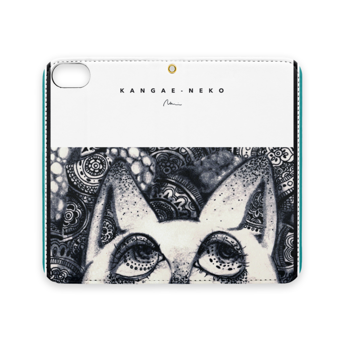 手帳型iPhoneケース(ベルトなし) - iPhone 8 / 7 - ストラップ穴 あり