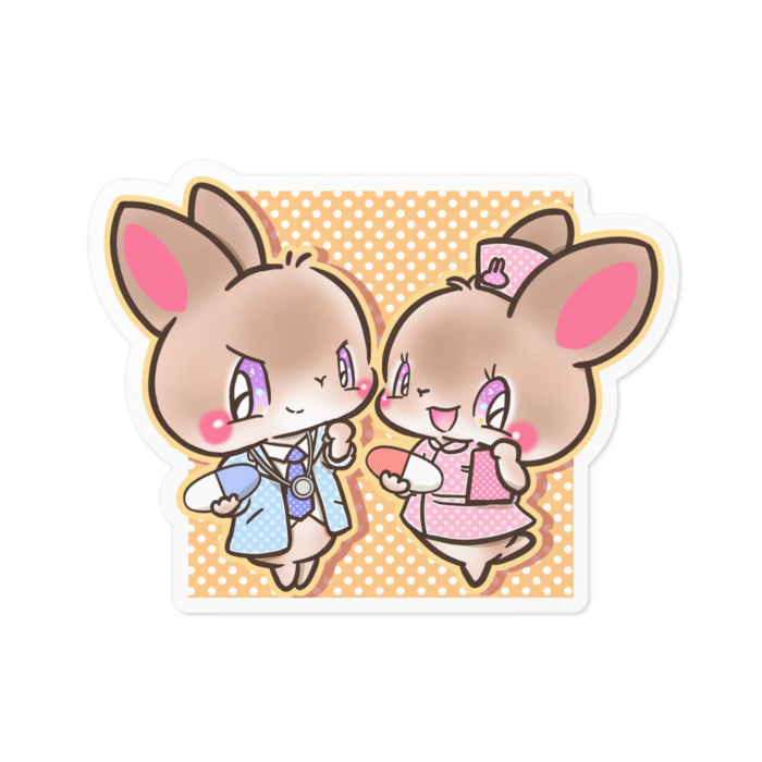 ステッカー - 100 x 100 (mm)