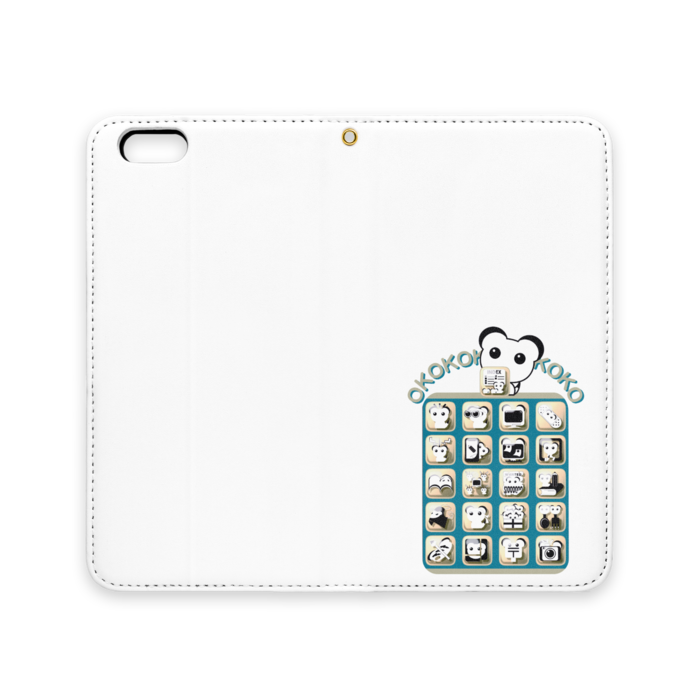 手帳型iPhoneケース（ベルトなし） - iPhone 6 Plus / 6s Plus - ストラップ穴 あり