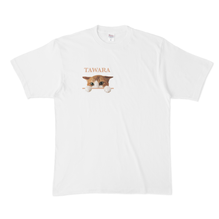 たわらちゃんTシャツ - XL - 白