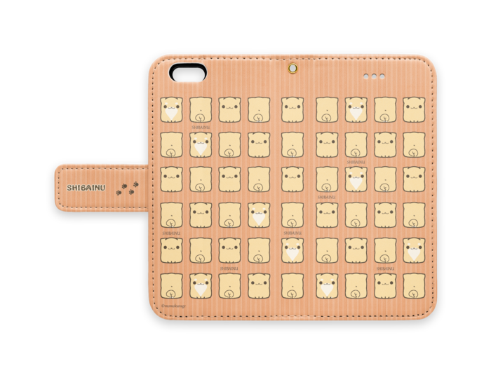 手帳型iPhoneケース - iPhone 6 / 6s - ストラップ穴 あり