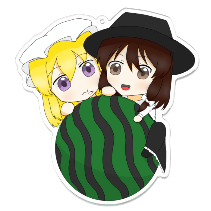 アクリルキーホルダー - 100 x 100 (mm)