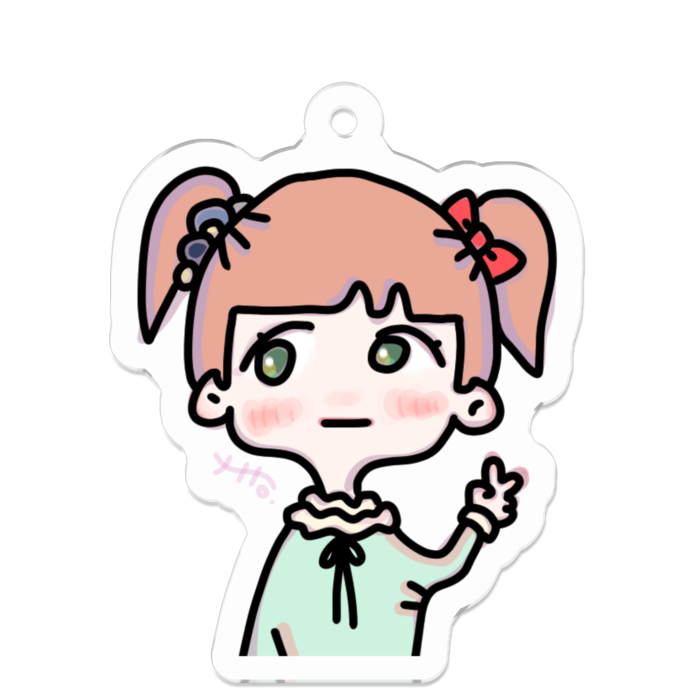 アクリルキーホルダー - 50 x 50 (mm)