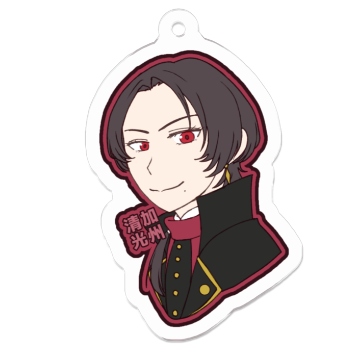 アクリルキーホルダー（コーティング） - 50 x 50 (mm)