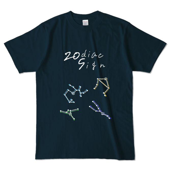 カラーTシャツ - L - ネイビー (濃色)