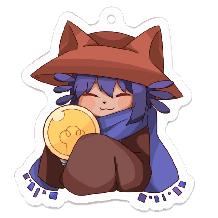 アクリルキーホルダー - 50 x 50 (mm)