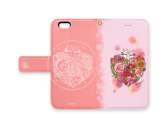 手帳型iPhoneケース - iPhone6 - ストラップ穴 あり
