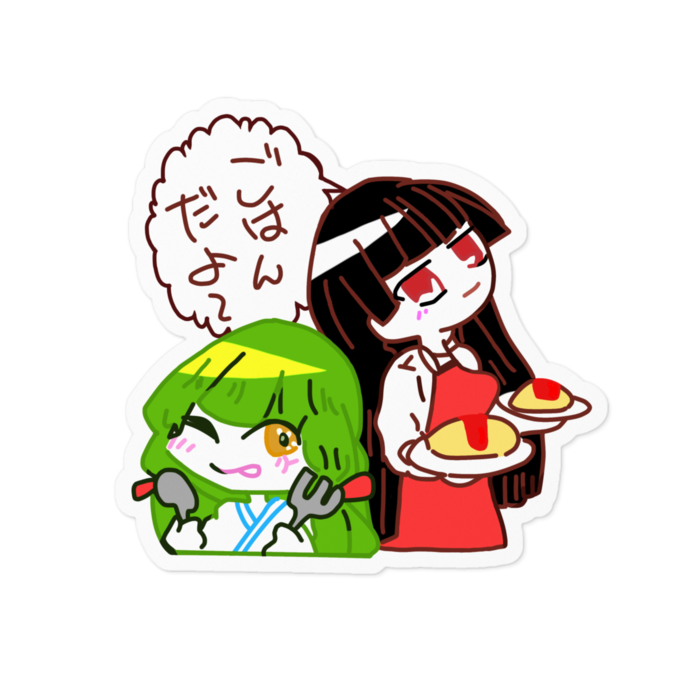 ステッカー - 100 x 100 (mm)