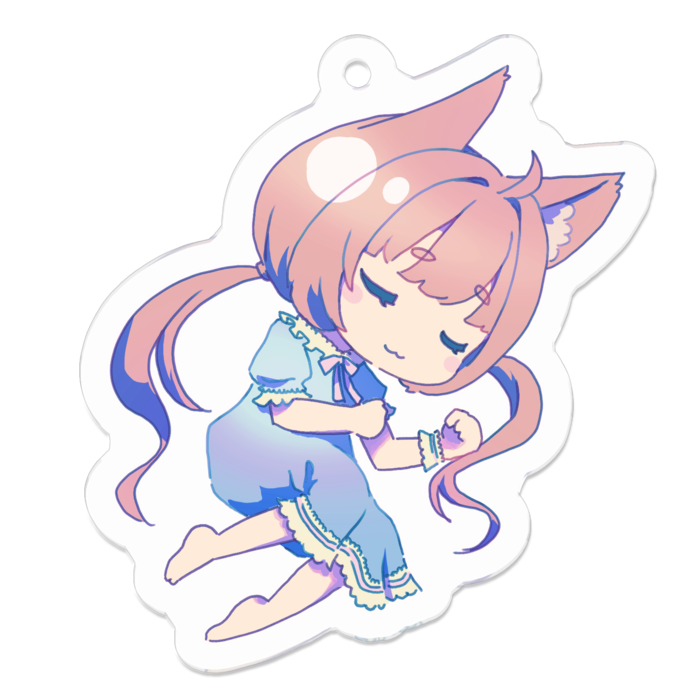 アクリルキーホルダー（コーティング） - 50 x 50 (mm)