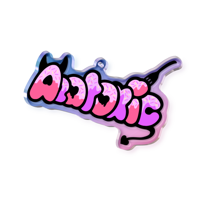 オーロラアクリルキーホルダー - 70 × 70mm