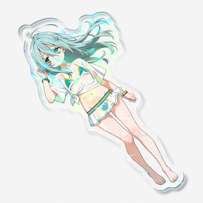 ホログラムアクリルキーホルダー - 70 × 70mm