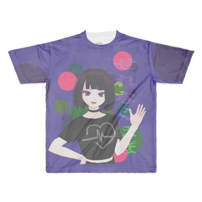 せれなくぽぽフルグラフィックTシャツ