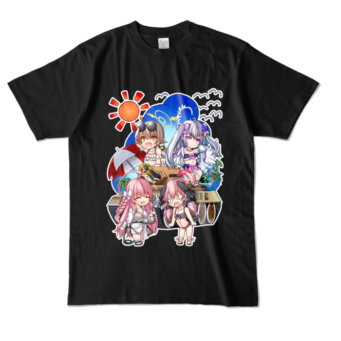 カラーTシャツ - L - ブラック (濃色)