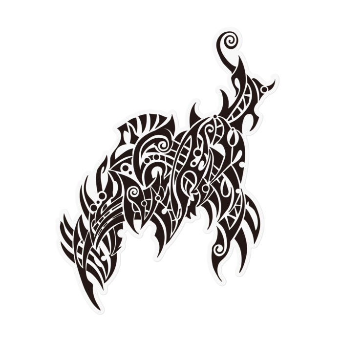 ステッカー - 160 x 160 (mm)
