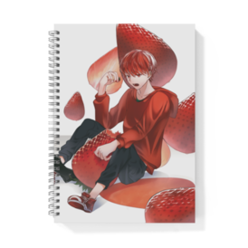 オリジナルイラスト オリジナル 赤 リングノート To The Sea Of Light Booth