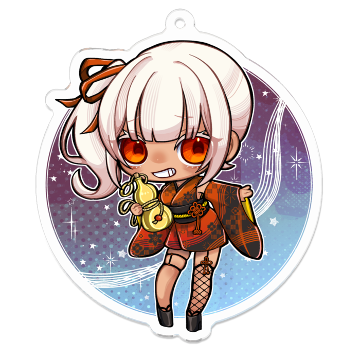 アクリルキーホルダー - 70 x 70 (mm)