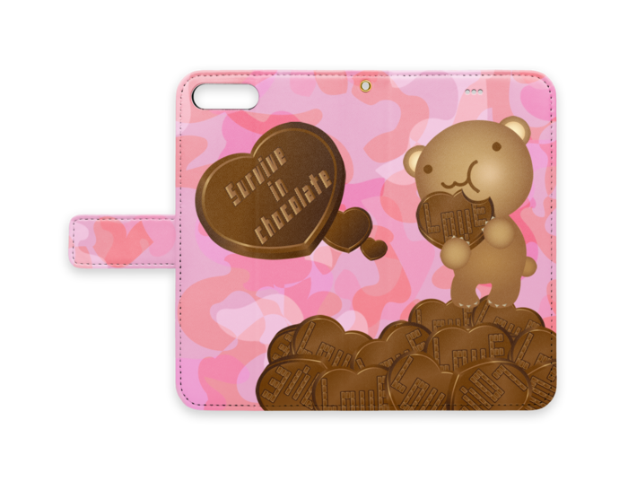 手帳型iPhoneケース - iPhone 8 Plus / 7 Plus - ストラップ穴 あり