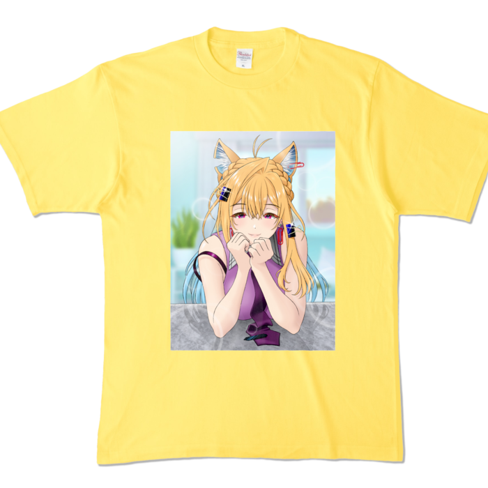 カラーTシャツ - XL - イエロー (濃色)