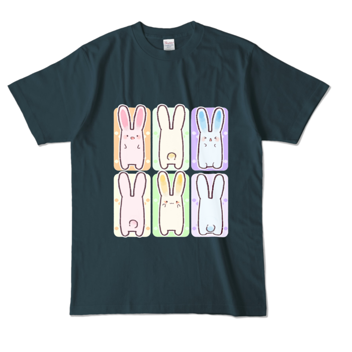 カラーTシャツ - L - デニム (濃色)
