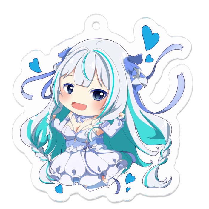 アクリルキーホルダー - 50 x 50 (mm)