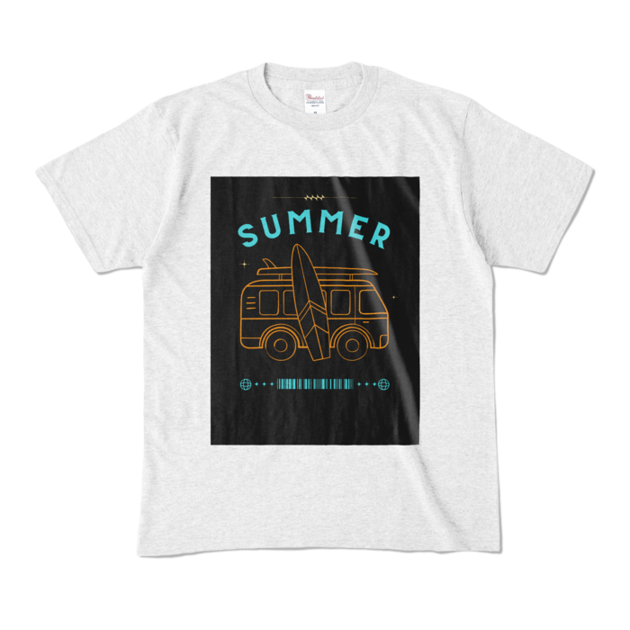 カラーTシャツ - M - アッシュ (淡色)