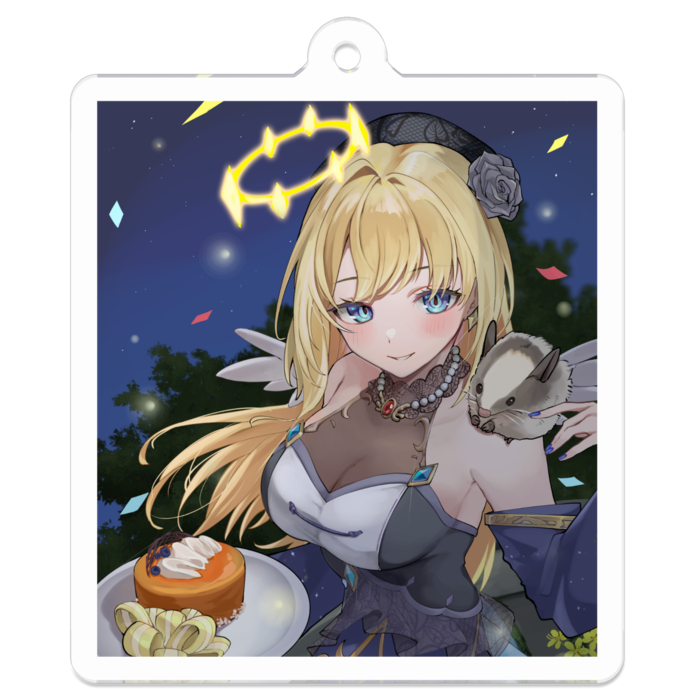 アクリルキーホルダー - 50 x 50 (mm)