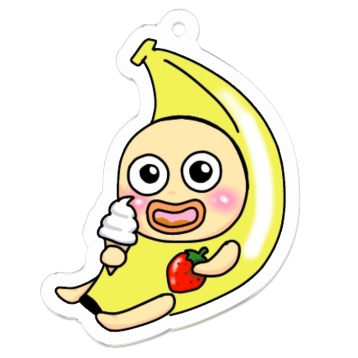 アクリルキーホルダー - 50 x 50 (mm)