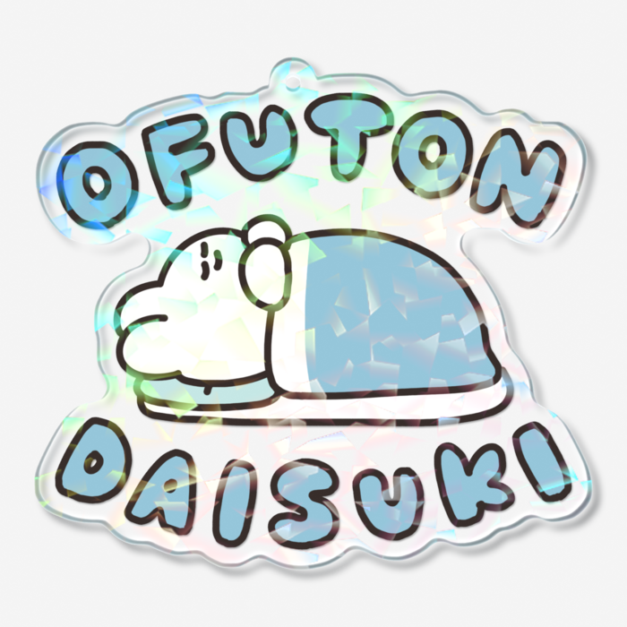 ホログラムアクリルキーホルダー - 70 × 70mm