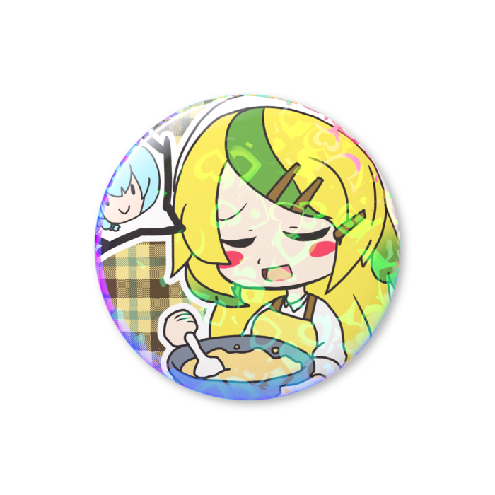 ホログラム缶バッジ - 76mm