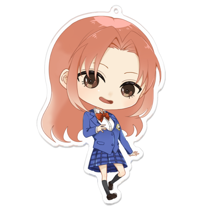 アクリルキーホルダー（髪解きver） - 100 x 100 (mm)