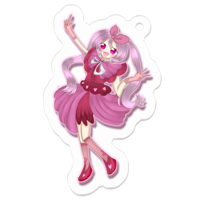 アクリルキーホルダー - 50 x 50 (mm)