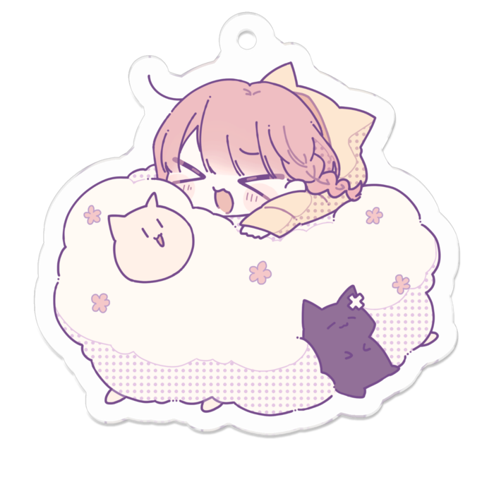 アクリルキーホルダー - 50 x 50 (mm)