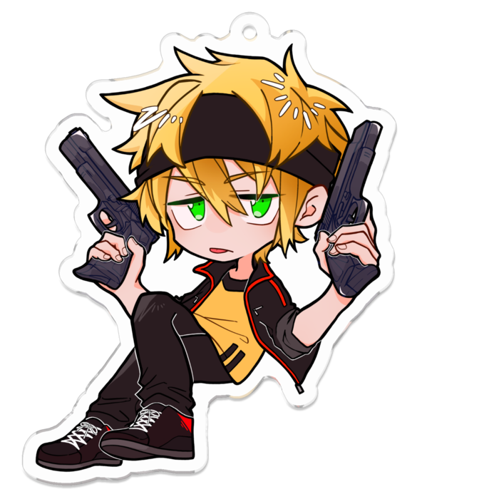 アクリルキーホルダー - 70 x 70 (mm)