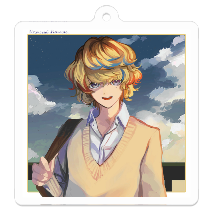 アクリルキーホルダー - 50 x 50 (mm)