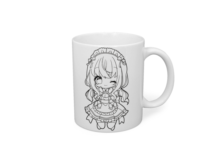 マグカップ - 直径 8 cm / 高さ 9.5 cm