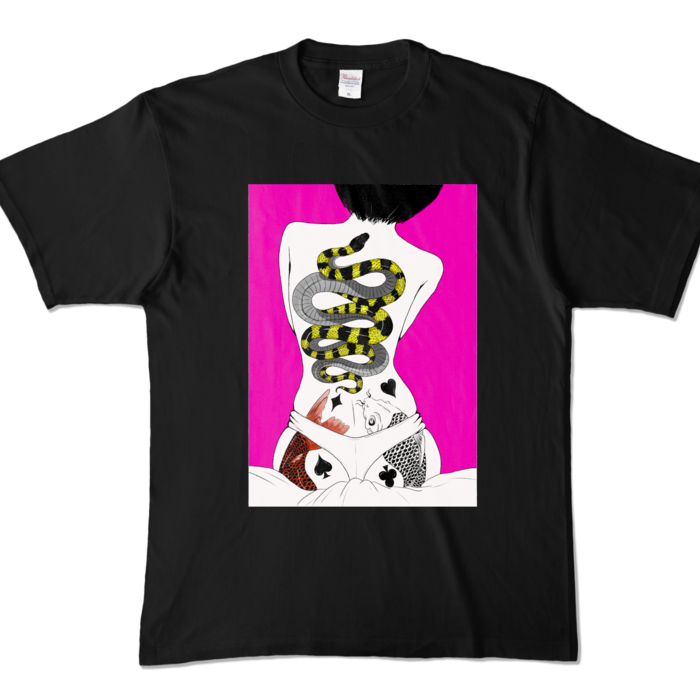 カラーTシャツ - XL - ブラック (濃色)