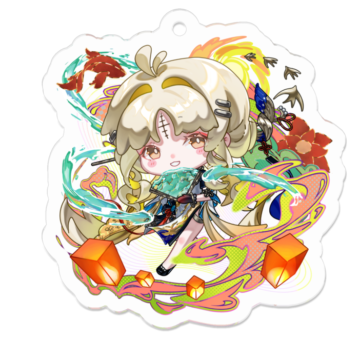 アクリルキーホルダー - W50 × 50mm 以内