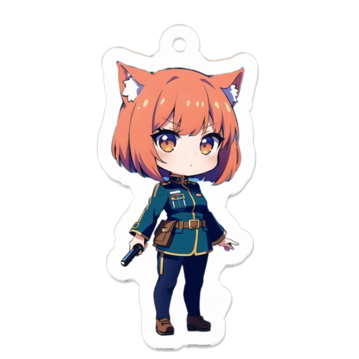 アクリルキーホルダー - 50 x 50 (mm)