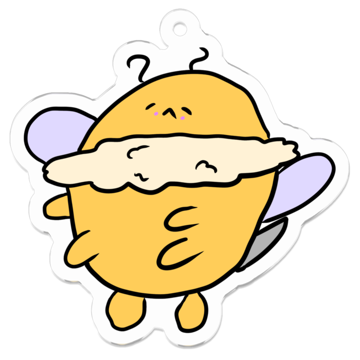 アクリルキーホルダー - 50 x 50 (mm)