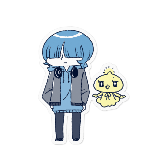 ステッカー - 100 x 100 (mm)