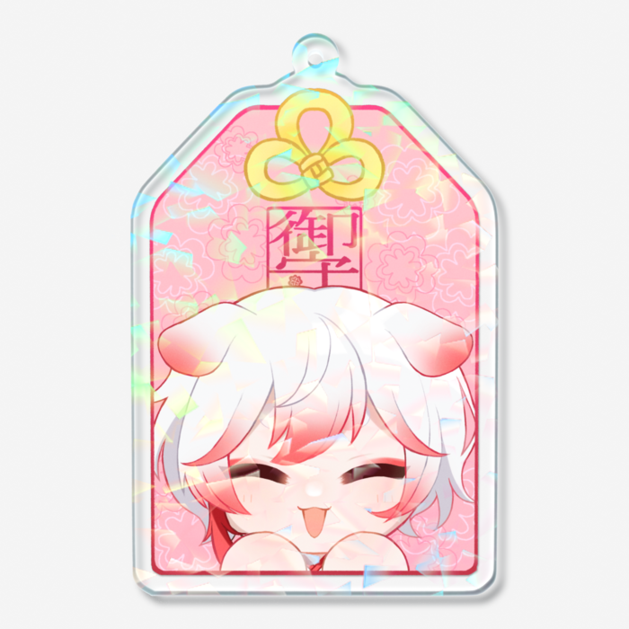 ホログラムアクリルキーホルダー - 70 × 70mm