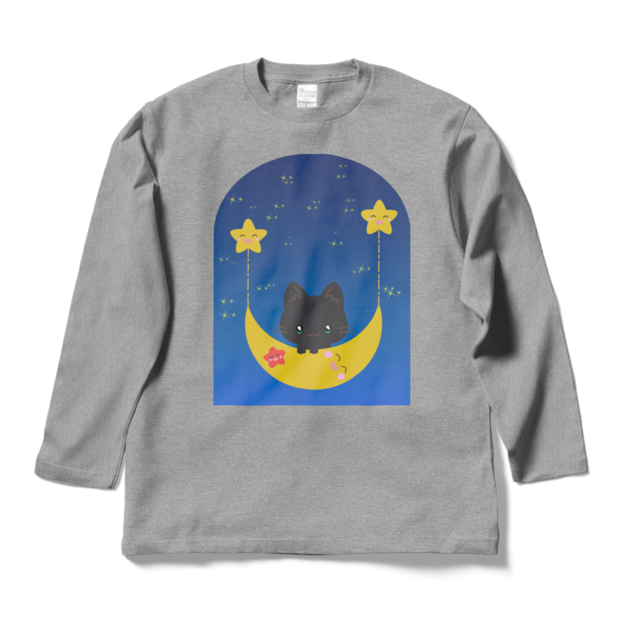 ロングスリーブTシャツ - L - 杢グレー